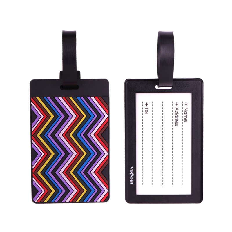 Travel bag shop name tags